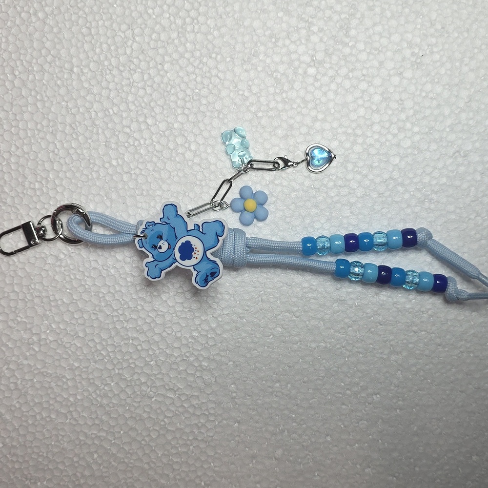 Purse/bag Charm Care Bear - Grumpy Bear